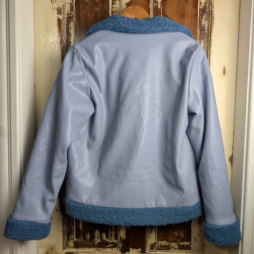 Hilary MacMillan Vegan Leather Teddy Jacket | Canadian Designer | Size M - Picture 8 of 11